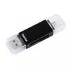 Hama Basic USB2.0 SD/microSD OTG Card Reader Black 00181056
