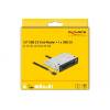 DeLock 3,5 USB 2.0 5 Slot + 1 x USB 2.0 Typ-A Card Reader Black 91708