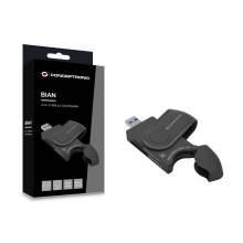 Conceptronic  BIAN04B 4-in-1 USB 3.0 Card Reader Black BIAN04B