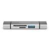 Digitus Combo Card Reader Hub Grey DA-70886
