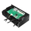 Logilink 5.25" multifunction front panel with 6-way card reader Black UA0341