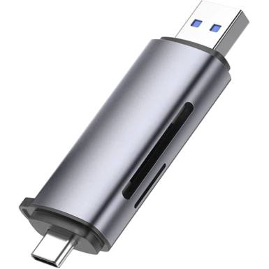 UGREEN 2-in-1 USB-C OTG Card Reader Grey 50706 UGREEN 2-in-1 USB-C OTG Card Reader Grey 50706