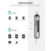 UGREEN 2-in-1 USB-C OTG Card Reader Grey 50706