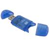Titanium TA101B USB2.0 Card Reader Blue TA101B