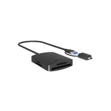Raidsonic IcyBox IB-CR302-CU3 4-in-1 Card Reader with USB 3.0 Gen 1 Type-A + Type-C IB-CR302-CU3 Raidsonic IcyBox IB-CR302-CU3 4-in-1 Card Reader with USB 3.0 Gen 1 Type-A + Type-C IB-CR302-CU3