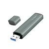 Logilink UA0394 USB 3.2 Gen2 2-port hub with card readers Aluminium UA0394