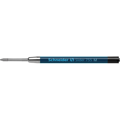 SCHNEIDER Golyóstollbetét, 0,5 mm, SCHNEIDER "Slider 755", fekete