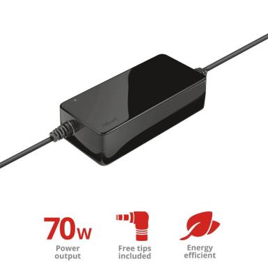 Trust Primo 19V / 3,6A 70W univerz&aacute;lis h&aacute;l&oacute;zati notebook t&ouml;ltő 22141