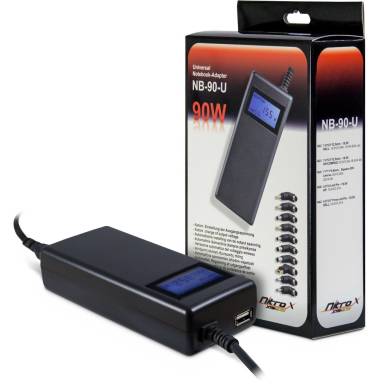 Inter-Tech Nitrox NB-90U REV.2.0 12-22V / 5A 90W univerzális hálózati notebook töltő 88882040 Inter-Tech Nitrox NB-90U REV.2.0 12-22V / 5A 90W univerzális hálózati notebook töltő 88882040
