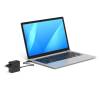 Port Designs 65W GaN USB-C mains power supply with fixed cable Black 904065CWEU