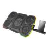 Esperanza Breva RGB Gamer Notebook Hűtő Black EGC107