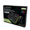 Esperanza Galerne RGB Gaming Notebook Hűtő Black EGC109