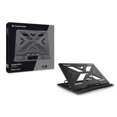 Conceptronic THANA03B ERGO laptop hűtőpad Black THANA03B Conceptronic THANA03B ERGO laptop hűtőpad Black THANA03B