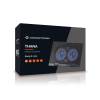 Conceptronic THANA02B 2-Fan Laptop Cooling Pad Black THANA02B