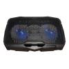 Conceptronic  THANA07B ERGO 2 ventil&aacute;toros laptop hűtőpad Black THANA07B