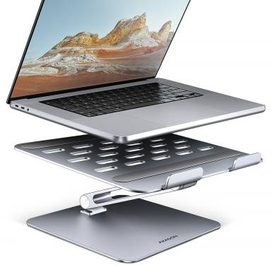 AXAGON STND-LQ Alum&iacute;nium HQ &aacute;llv&aacute;ny 16"  laptopokhoz &Aacute;ll&iacute;that&oacute; magass&aacute;g &eacute;s sz&ouml;g STND-LQ