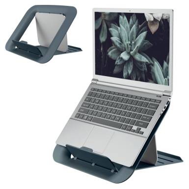 Leitz Ergo Cosy laptop &aacute;llv&aacute;ny 80%-ban &uacute;jrahasznos&iacute;tott műanyagb&oacute;l Grey 64260089