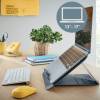 Leitz Ergo Cosy laptop &aacute;llv&aacute;ny 80%-ban &uacute;jrahasznos&iacute;tott műanyagb&oacute;l Grey 64260089