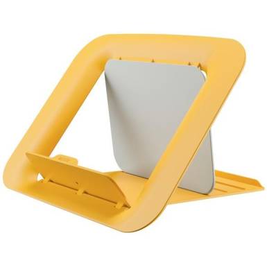Leitz Ergo Cosy laptop &aacute;llv&aacute;ny 80%-ban &uacute;jrahasznos&iacute;tott műanyagb&oacute;l Yellow 64260019