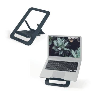 Leitz Ergo alumínium összehajtható laptopállvány Grey 63460089 Leitz Ergo alumínium összehajtható laptopállvány Grey 63460089