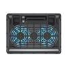 Conceptronic CNBCOOLPAD2F 2 ventilátoros laptop hűtőpad Black CNBCOOLPAD2F