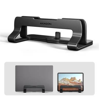 AXAGON STND-VB vertical stand for laptops and tablets Black STND-VB AXAGON STND-VB vertical stand for laptops and tablets Black STND-VB