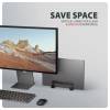 AXAGON STND-VB vertical stand for laptops and tablets Black STND-VB