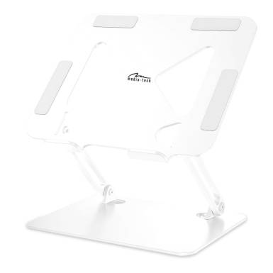 Media-Tech MT2661W Állítható ergonomikus laptopállvány White MT2661W Media-Tech MT2661W Állítható ergonomikus laptopállvány White MT2661W