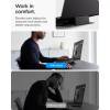 Spigen LD201-S8 Slim Fold Non Adhesive Laptop Stand Black AMP11117