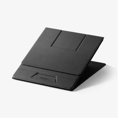 Spigen LD201-S10 Slim Fold Non Adhesive Laptop Stand Black AMP11119 Spigen LD201-S10 Slim Fold Non Adhesive Laptop Stand Black AMP11119