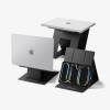 Spigen LD201-S10 Slim Fold Non Adhesive Laptop Stand Black AMP11119