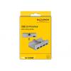 DeLock External USB 3.0 4 Port Hub with Locking Screw 64046