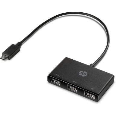 HP USB-C to USB-A Hub 3port Black Z6A00AA HP USB-C to USB-A Hub 3port Black Z6A00AA