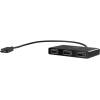 HP USB-C to USB-A Hub 3port Black Z6A00AA