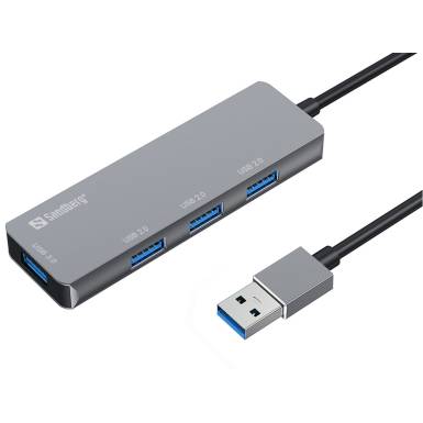 Sandberg USB-A Hub 1xUSB3.0+3x2.0 SAVER 333-67 Sandberg USB-A Hub 1xUSB3.0+3x2.0 SAVER 333-67