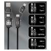 BlackBird USB Type-C HUB 4xUSB 3.0 Silver BH1201