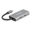 DeLock External USB 3.2 Gen 2 USB Type-C Hub with 2x USB Type-A and 2 x USB Type-C 63260