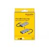 DeLock External USB 3.2 Gen 2 USB Type-C Hub with 2x USB Type-A and 2 x USB Type-C 63260