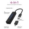 Raidsonic IcyBox IB-HUB1419-LAN 4-port hub with USB 3.0 Type-A and Type-C interface and Gigabit LAN IB-HUB1419-LAN