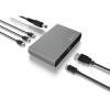 Raidsonic IcyBox IB-HUB801-TB4 4-port hub with Thunderbolt 4 interface and up to 8K@30 Hz video output IB-HUB801-TB4