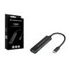 Conceptronic 4-Port USB-C HUB Black HUBBIES12B