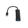 Conceptronic 4-Port USB-C HUB Black HUBBIES12B
