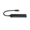 Conceptronic 4-Port USB-C HUB Black HUBBIES12B