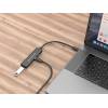 Conceptronic 4-Port USB-C HUB Black HUBBIES12B