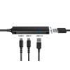 Conceptronic 4-Port USB-C HUB Black HUBBIES12B