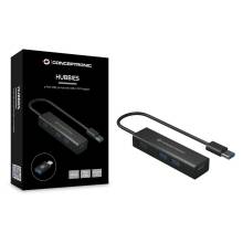 Conceptronic  4-Port USB 3.0 HUB Black HUBBIES06B