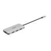 Club3D USB Gen2 Type-C to 10Gbps 4x USB Type-A Hub Silver CSV-1547
