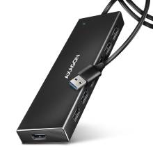 AXAGON HUE-F7A SuperSpeed USB-A FLAT HUB Black HUE-F7A AXAGON HUE-F7A SuperSpeed USB-A FLAT HUB Black HUE-F7A