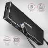 AXAGON HUE-F7A SuperSpeed USB-A FLAT HUB Black HUE-F7A