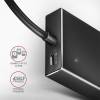 AXAGON HUE-F7A SuperSpeed USB-A FLAT HUB Black HUE-F7A